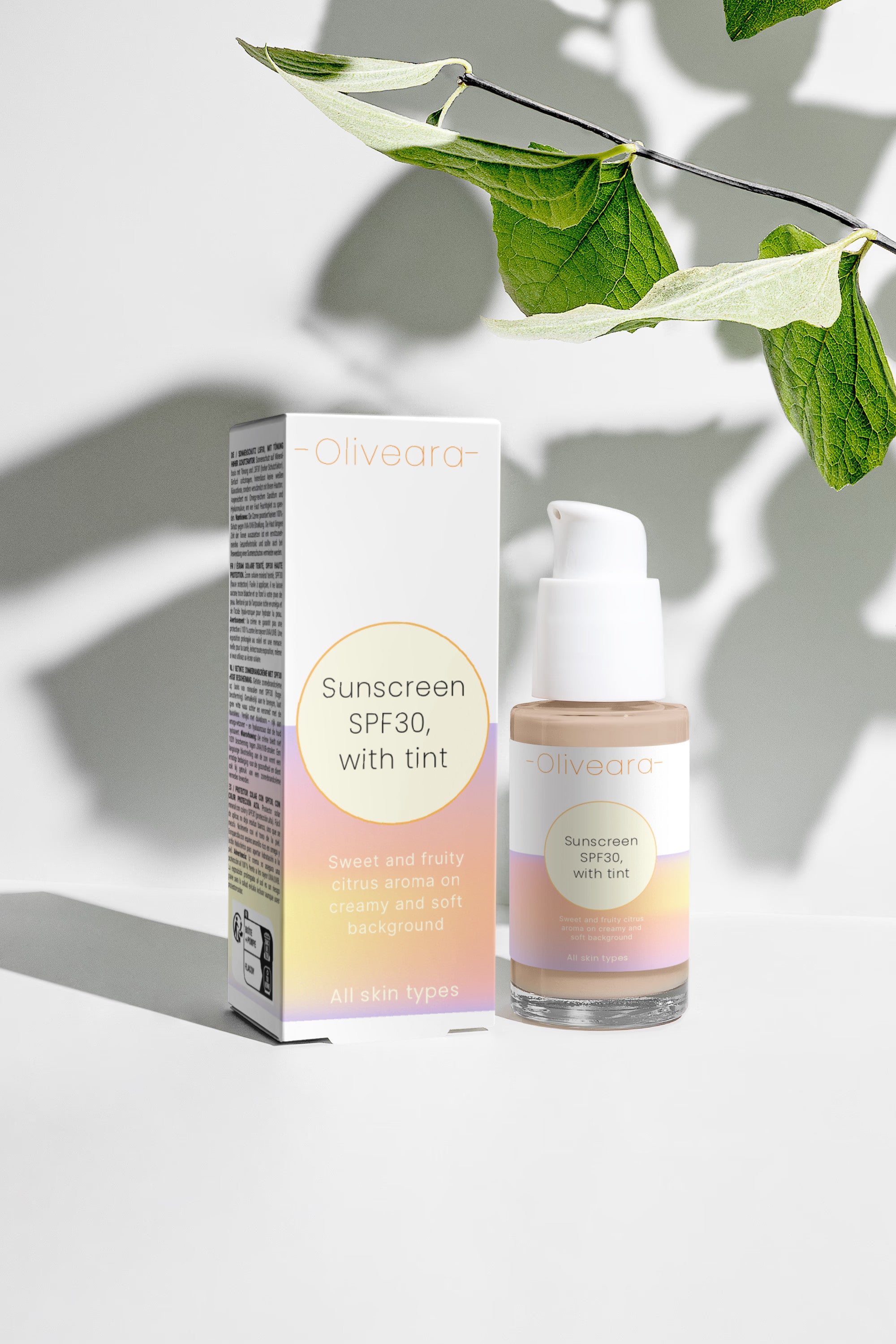 Sunscreen SPF30, with tint