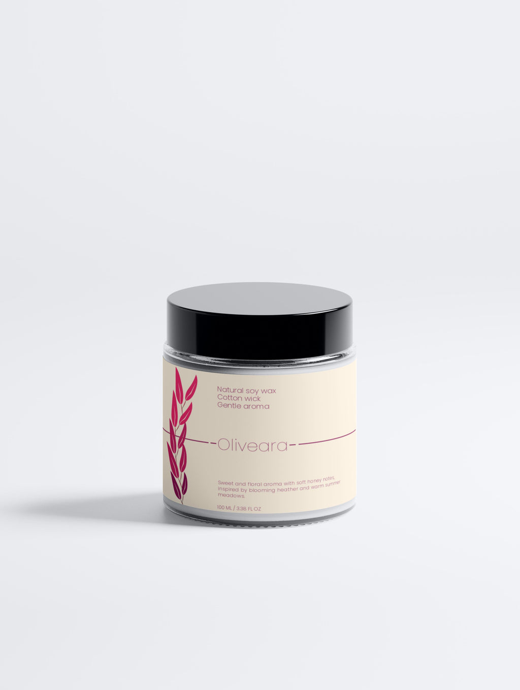 Soy Wax Candle, Heather