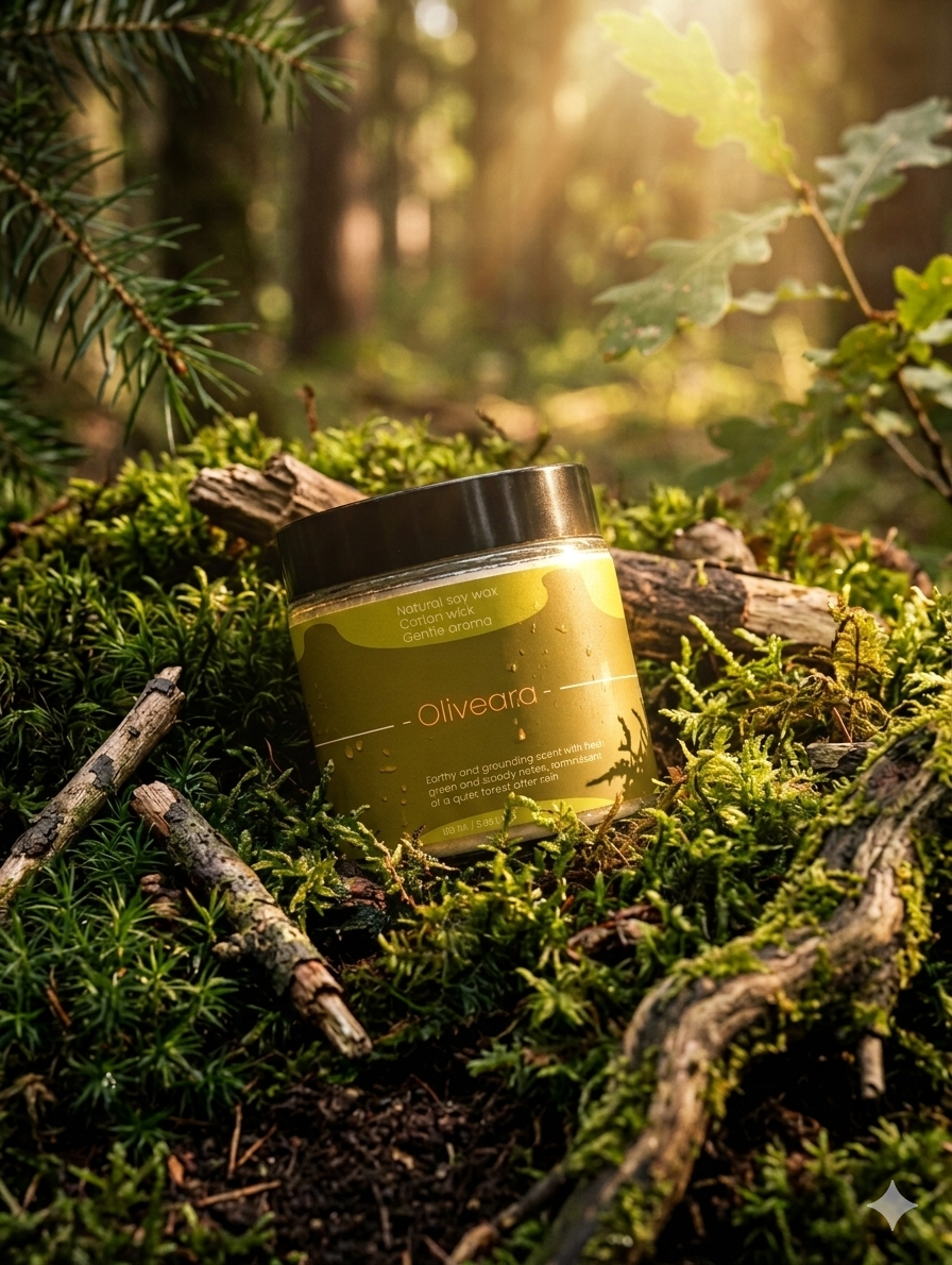 Soy Wax Candle, Moss