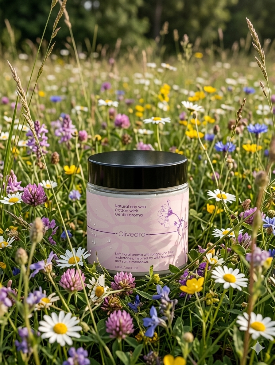 Soy Wax Candle, Wild Flower