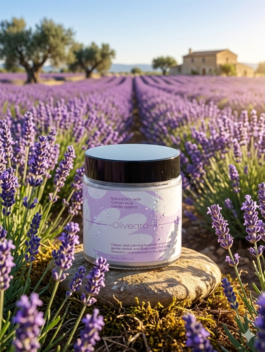 Soy Wax Candle, Lavender