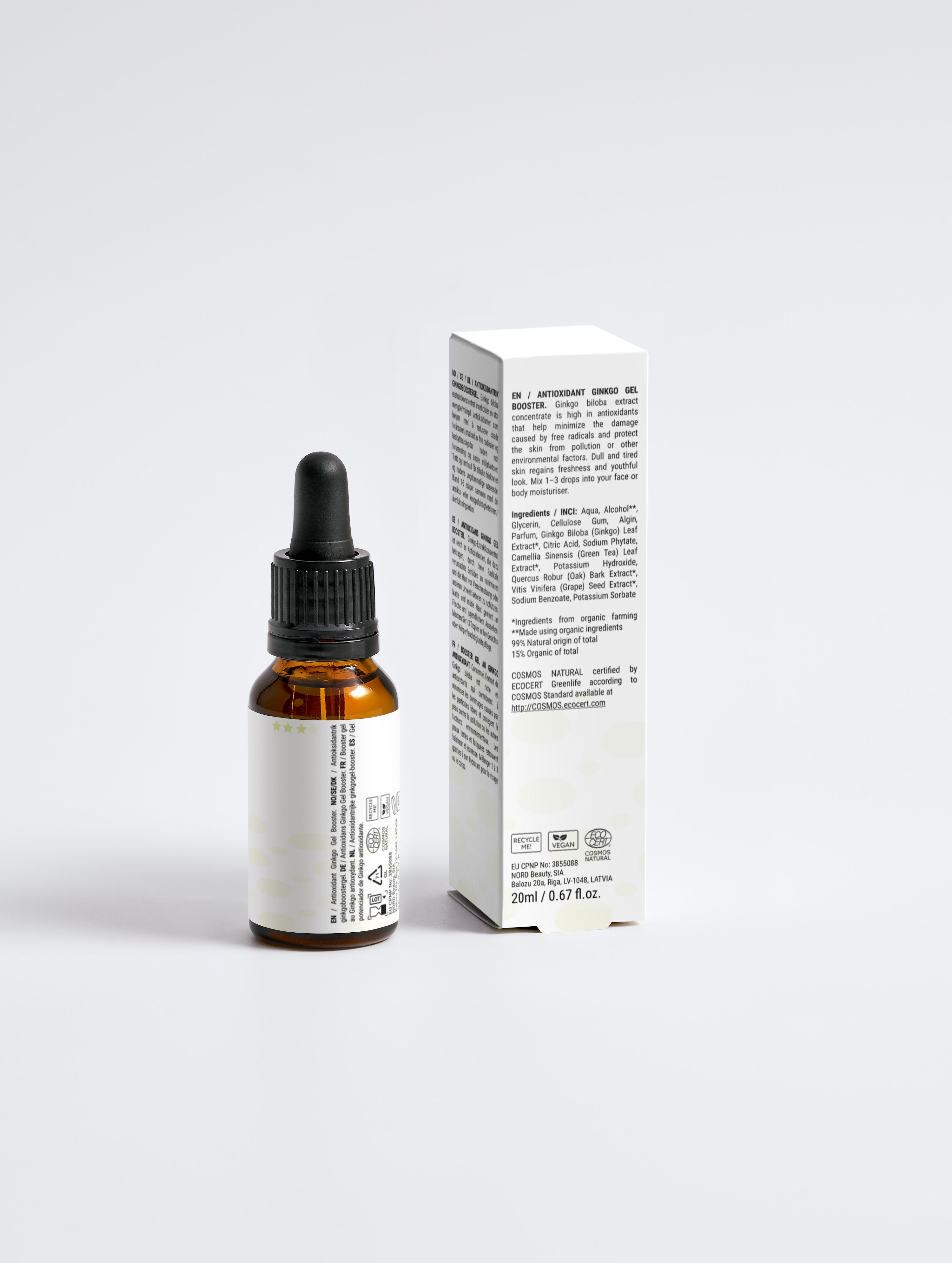 Antioxidant Ginkgo Gel Booster