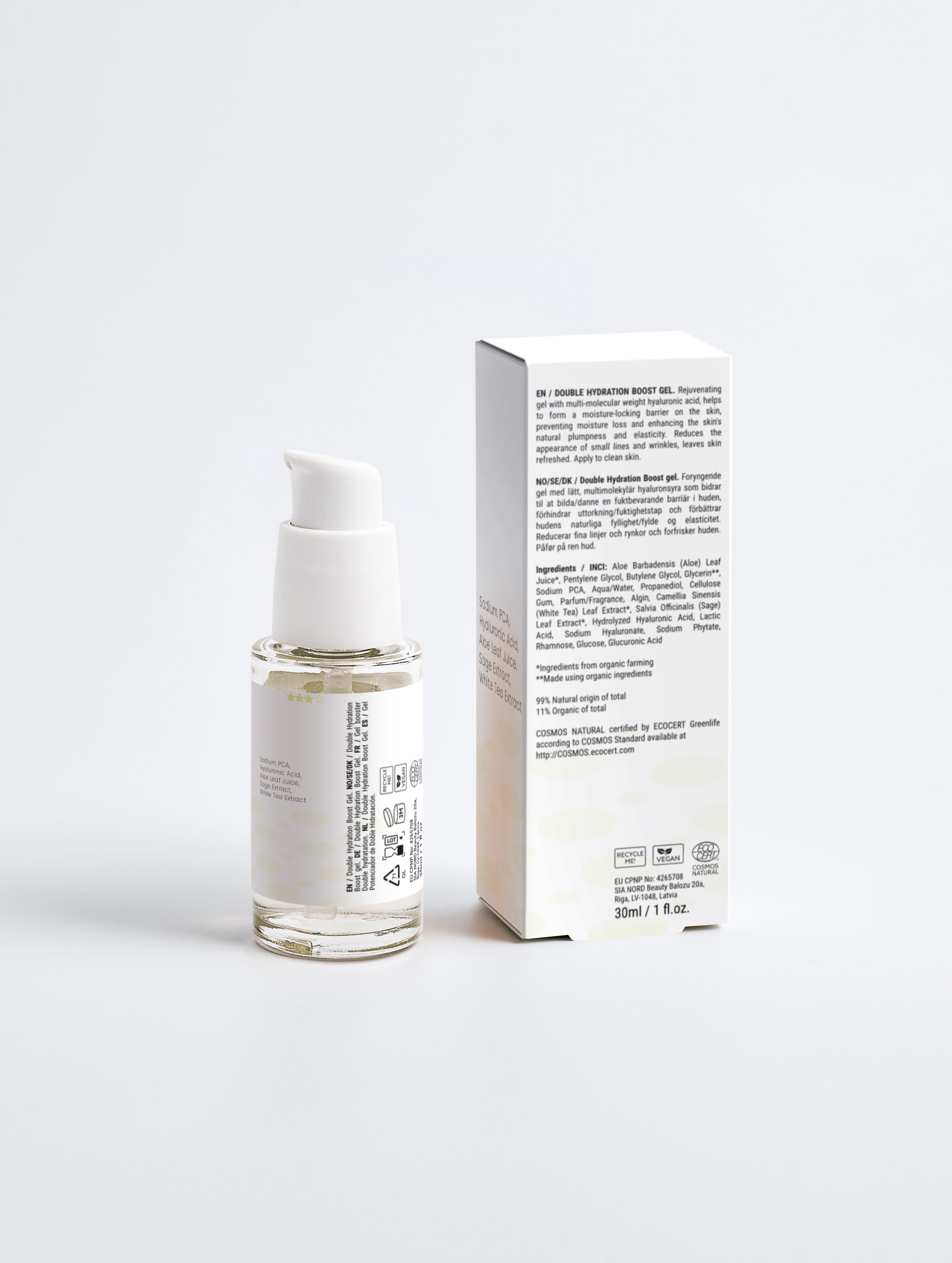 Double Hydration Boost Gel + HA damaged skin