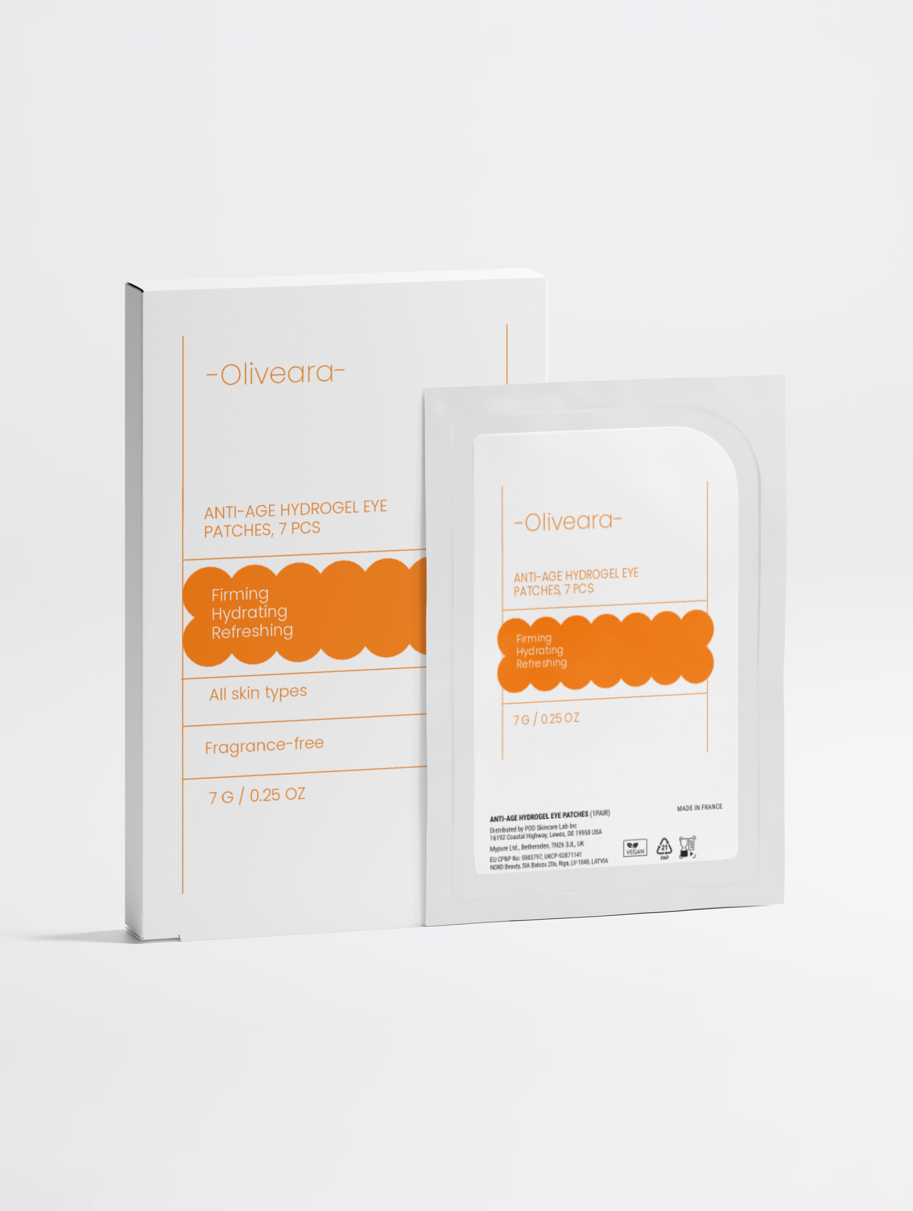 Anti-Age Hydrogel Eye Patches, 7 pcs