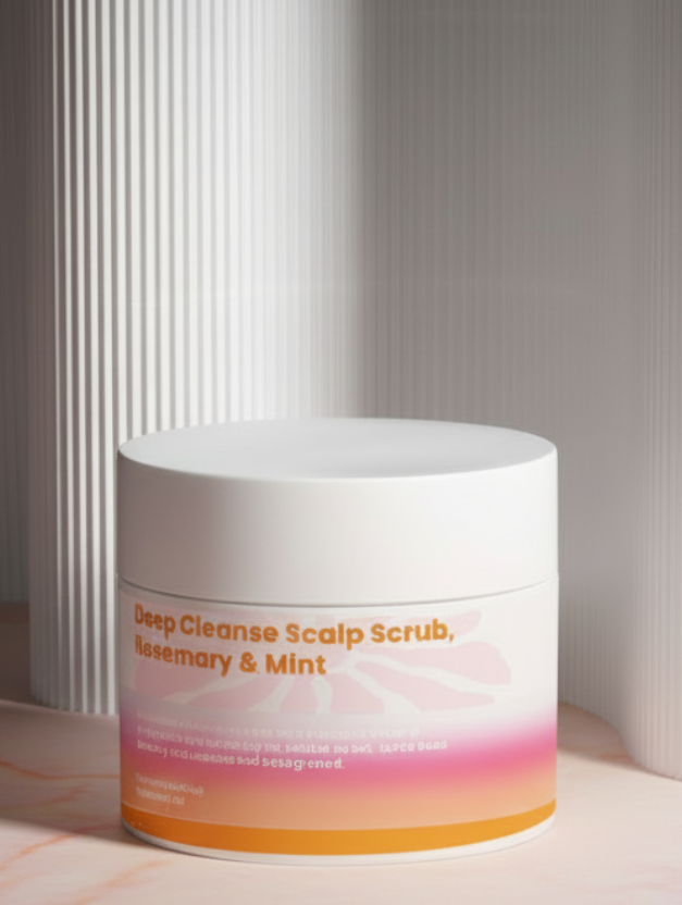 Deep Cleanse Scalp Scrub, Rosemary & Mint