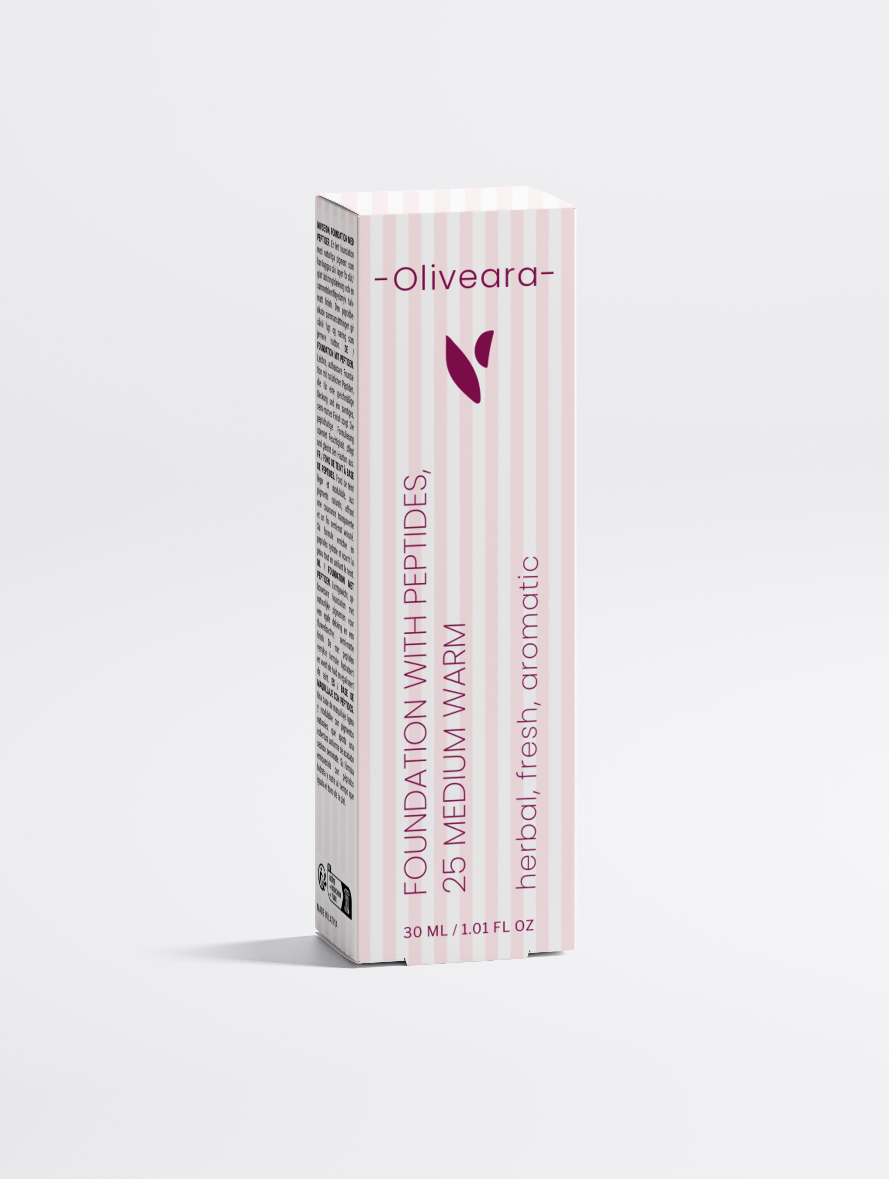 Foundation with Peptides,  25 Medium Warm