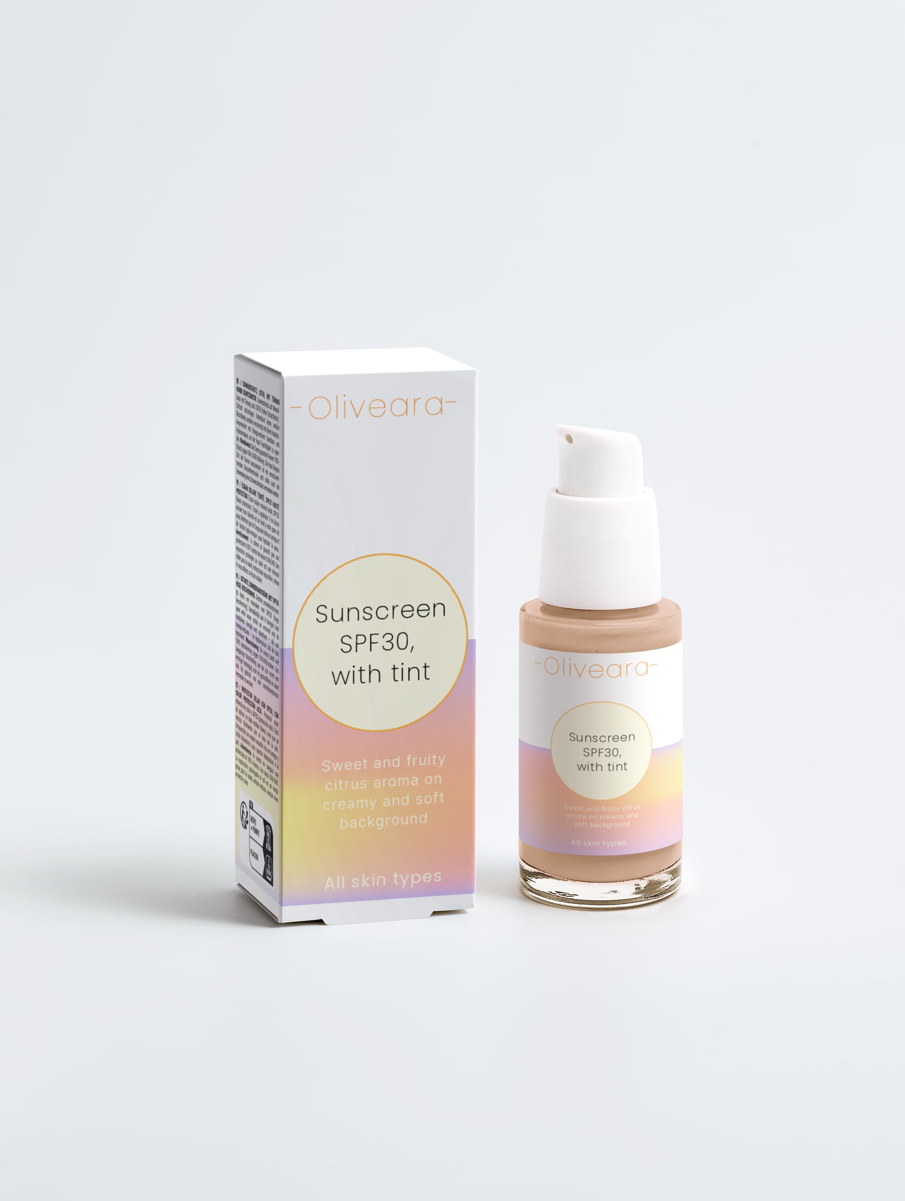 Sunscreen SPF30, with tint