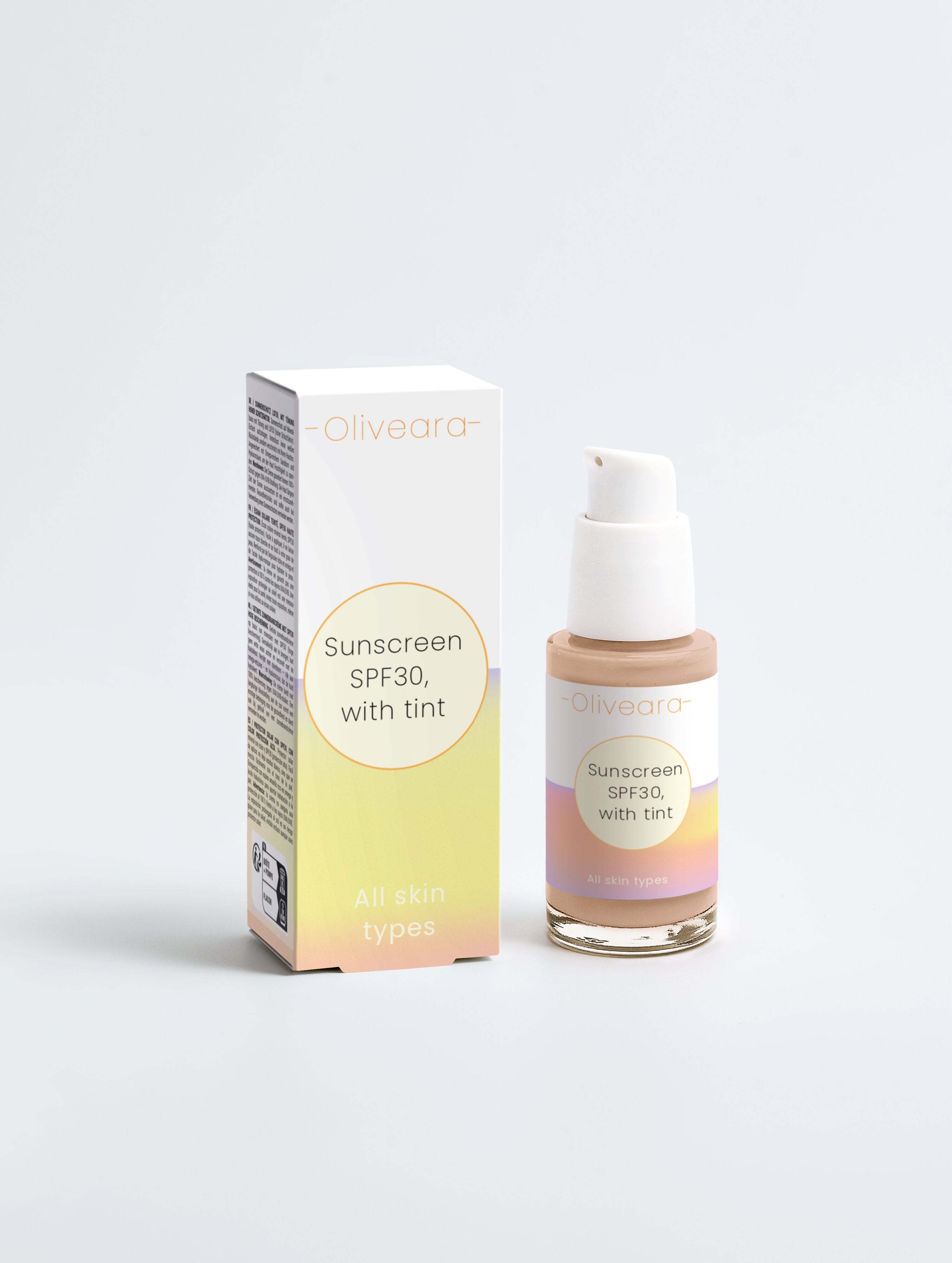 Sunscreen SPF30, with tint